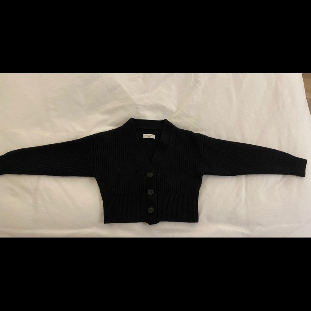 Aritzia Babaton Canberra Cardigan Black Size 2XS